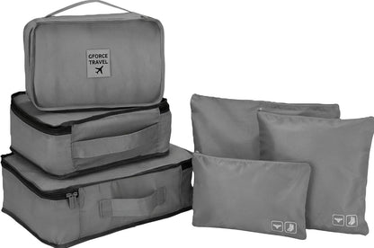 6-Piece Packing Cube Set | Travel Organizers for Luggage | Suitcase Packing Organizers | Travel Accessories for Carry-On | 100% Polyester
