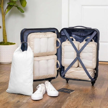 6-Piece Packing Cube Set | Travel Organizers for Luggage | Suitcase Packing Organizers | Travel Accessories for Carry-On | 100% Polyester