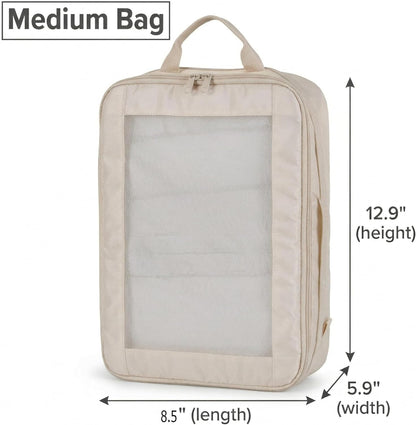 6-Piece Packing Cube Set | Travel Organizers for Luggage | Suitcase Packing Organizers | Travel Accessories for Carry-On | 100% Polyester