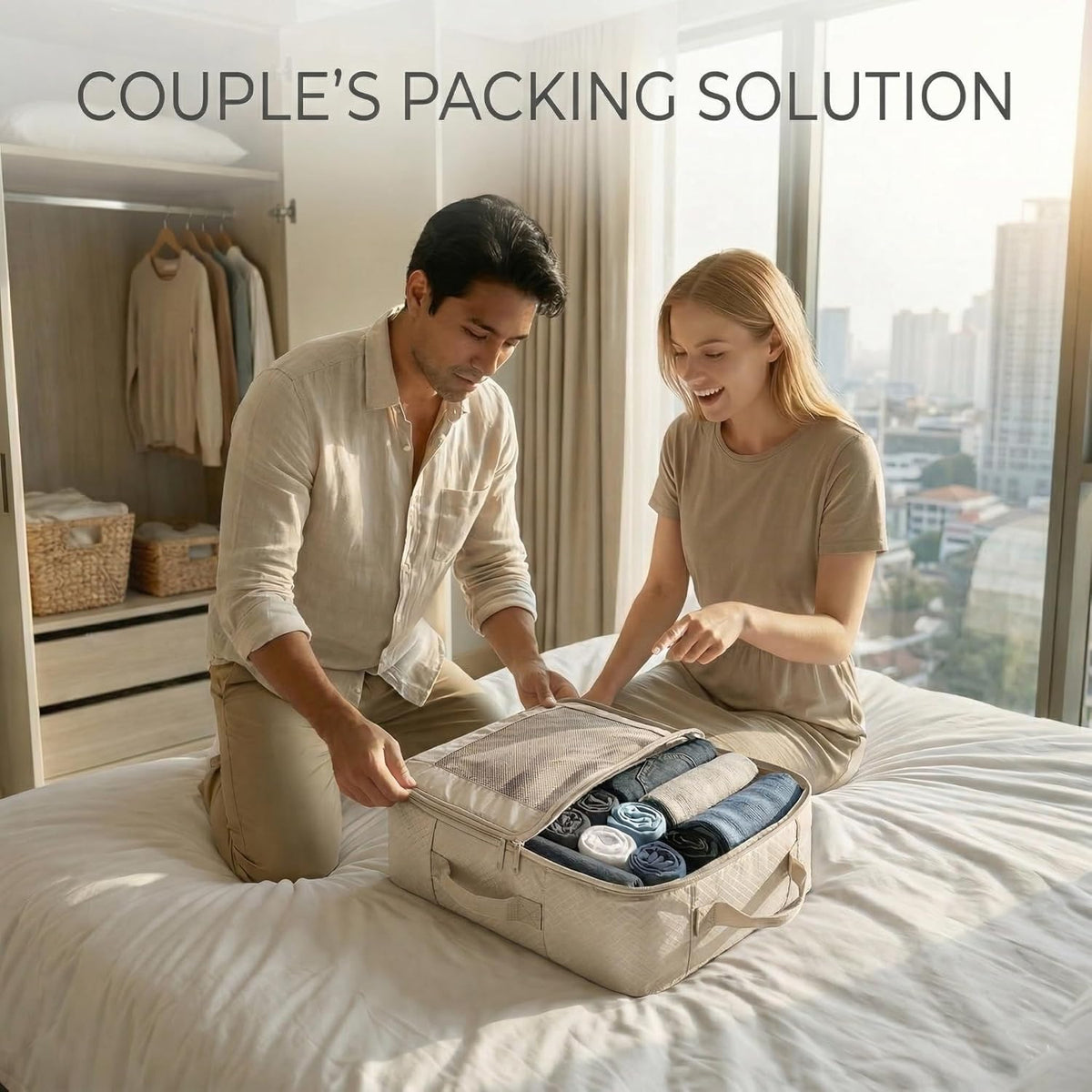 6-Piece Packing Cube Set | Travel Organizers for Luggage | Suitcase Packing Organizers | Travel Accessories for Carry-On | 100% Polyester