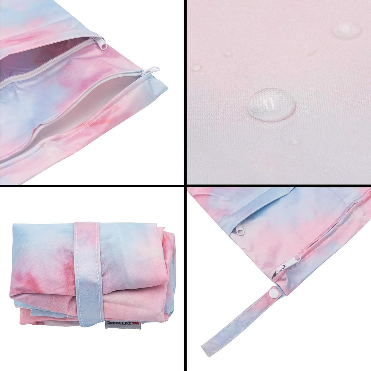 Wet Bag,2 pcs Baby Wet Dry Cloth Diaper Bags,Washable, Reusable for Travel, Stroller, Pool,Beach, Wet Swimsuits,Dirty Gym Clothes, Toiletries, Toys,Mommy Bag (Color 23)