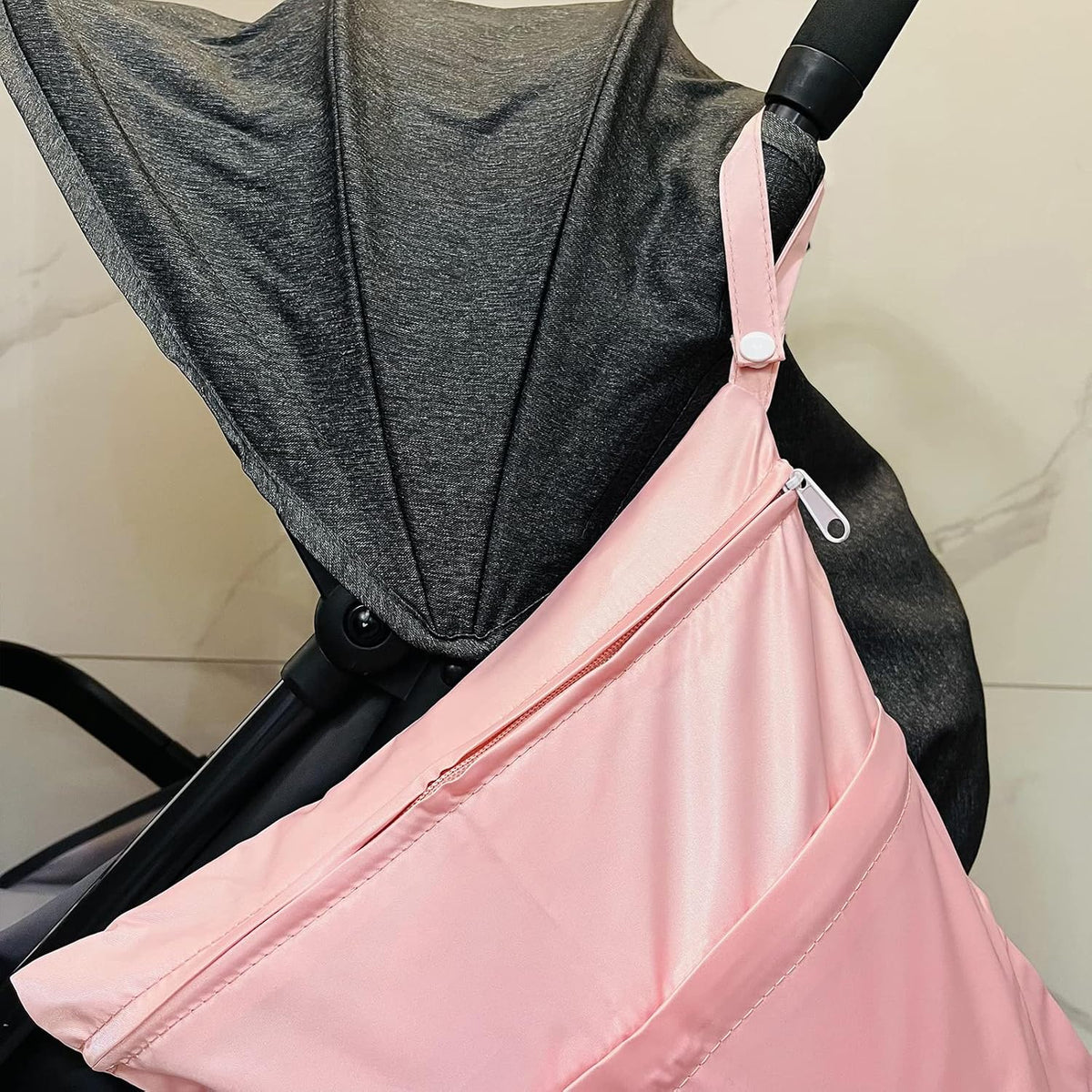 Wet Bag,2 pcs Baby Wet Dry Cloth Diaper Bags,Washable, Reusable for Travel, Stroller, Pool,Beach, Wet Swimsuits,Dirty Gym Clothes, Toiletries, Toys,Mommy Bag (Color 23)