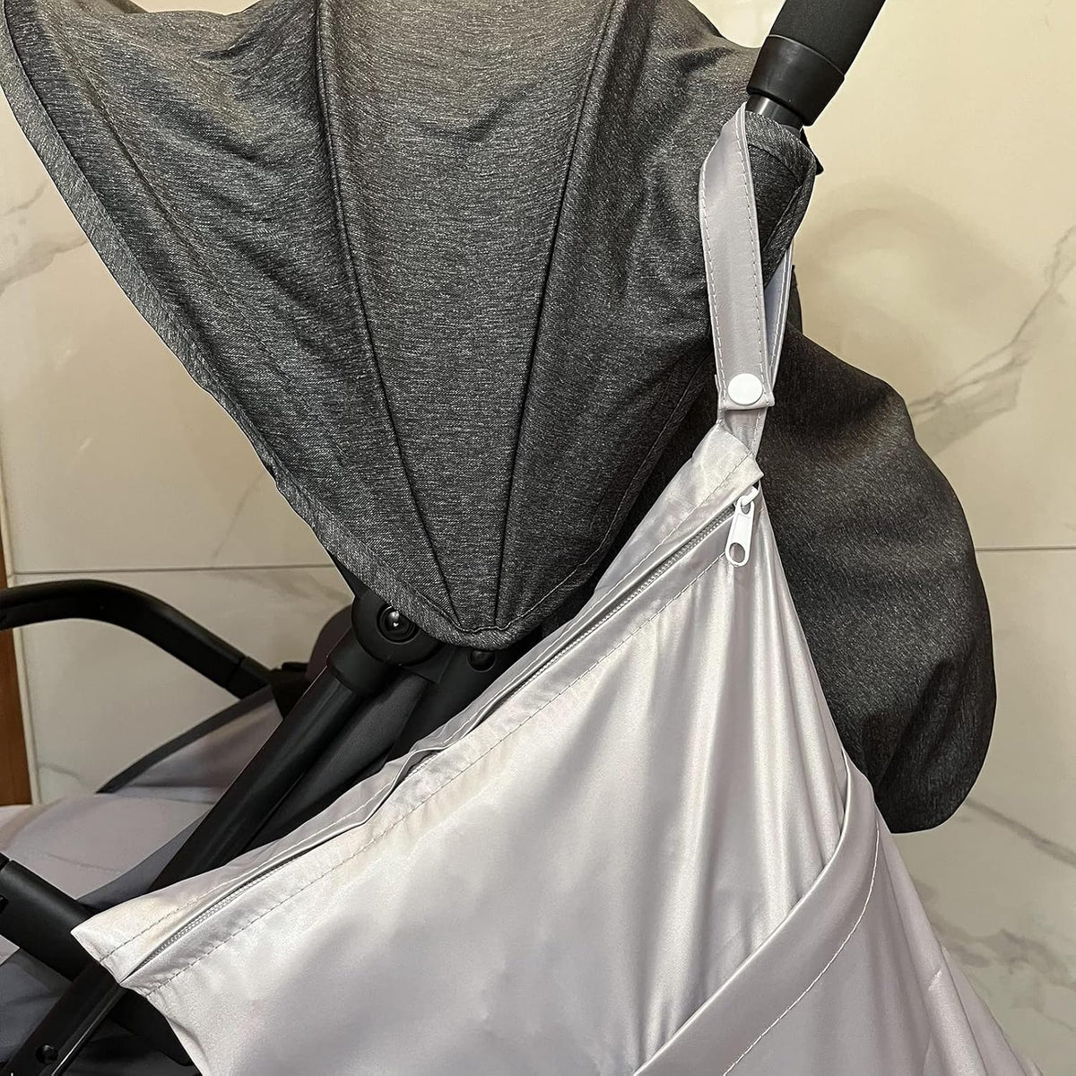 Wet Bag,2 pcs Baby Wet Dry Cloth Diaper Bags,Washable, Reusable for Travel, Stroller, Pool,Beach, Wet Swimsuits,Dirty Gym Clothes, Toiletries, Toys,Mommy Bag (Color 23)