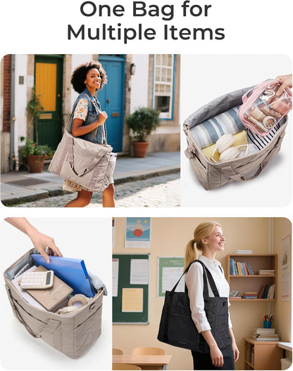 38L Travel Duffle Bag, Weekender Overnight Hospital Bag for Women Labor Delivery, Carry-On Personal Item Large Tote