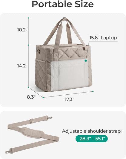 38L Travel Duffle Bag, Weekender Overnight Hospital Bag for Women Labor Delivery, Carry-On Personal Item Large Tote