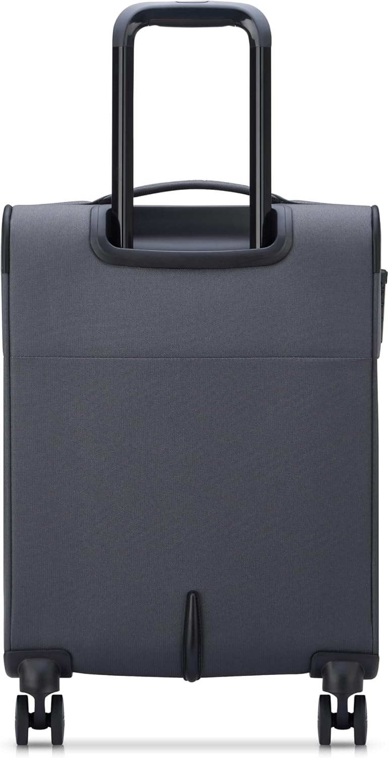 United Colors of Benetton Be Softside Expandable Luggage with Spinner Wheels, Anthracite, Carry-On 19 Inch