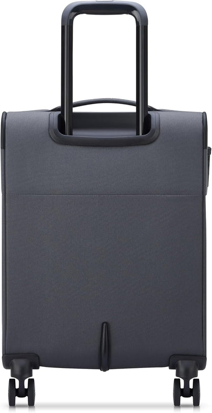 United Colors of Benetton Be Softside Expandable Luggage with Spinner Wheels, Anthracite, Carry-On 19 Inch