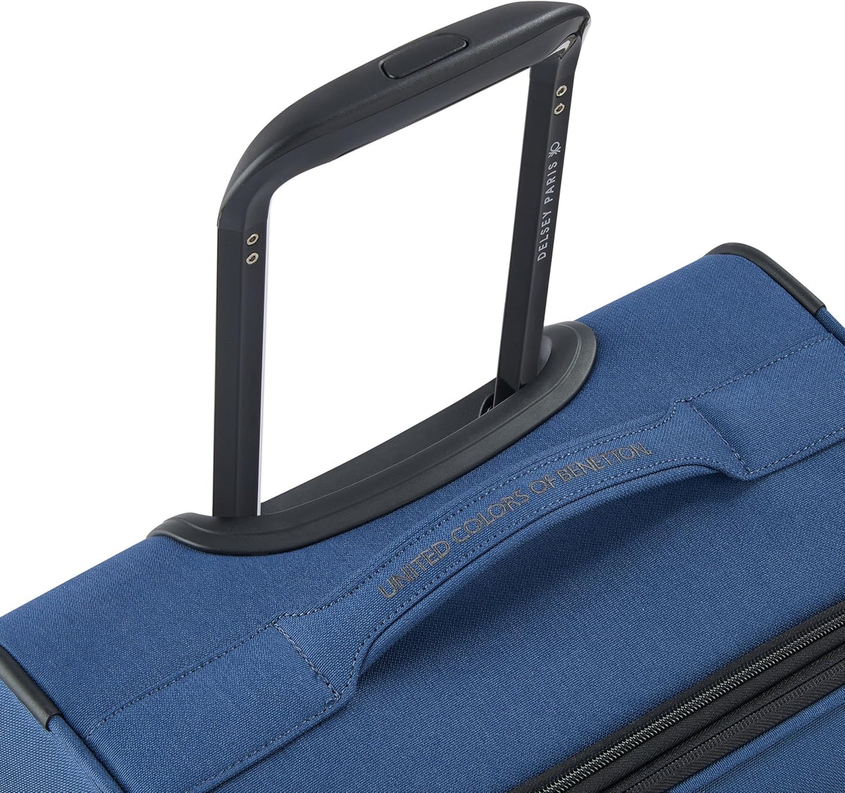 United Colors of Benetton Be Softside Expandable Luggage with Spinner Wheels, Anthracite, Carry-On 19 Inch