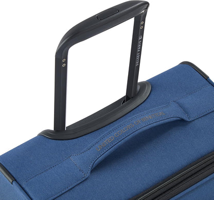 United Colors of Benetton Be Softside Expandable Luggage with Spinner Wheels, Anthracite, Carry-On 19 Inch