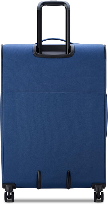 United Colors of Benetton Be Softside Expandable Luggage with Spinner Wheels, Anthracite, Carry-On 19 Inch