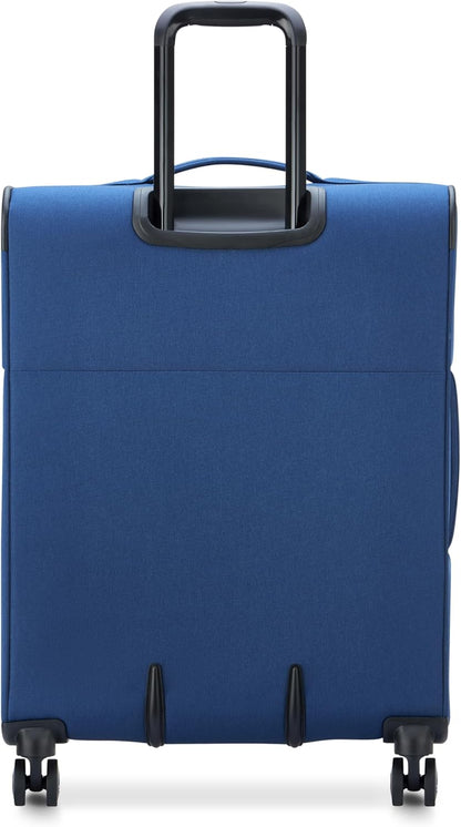 United Colors of Benetton Be Softside Expandable Luggage with Spinner Wheels, Anthracite, Carry-On 19 Inch