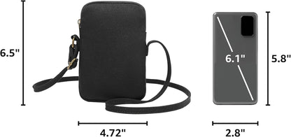 Small Crossbody Cell Phone Purse for Women Lightweight Shoulder Wallet Bag with Card Slots - Colors B
