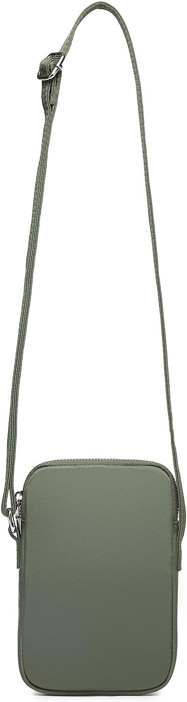 Small Crossbody Cell Phone Purse for Women Lightweight Shoulder Wallet Bag with Card Slots - Colors B