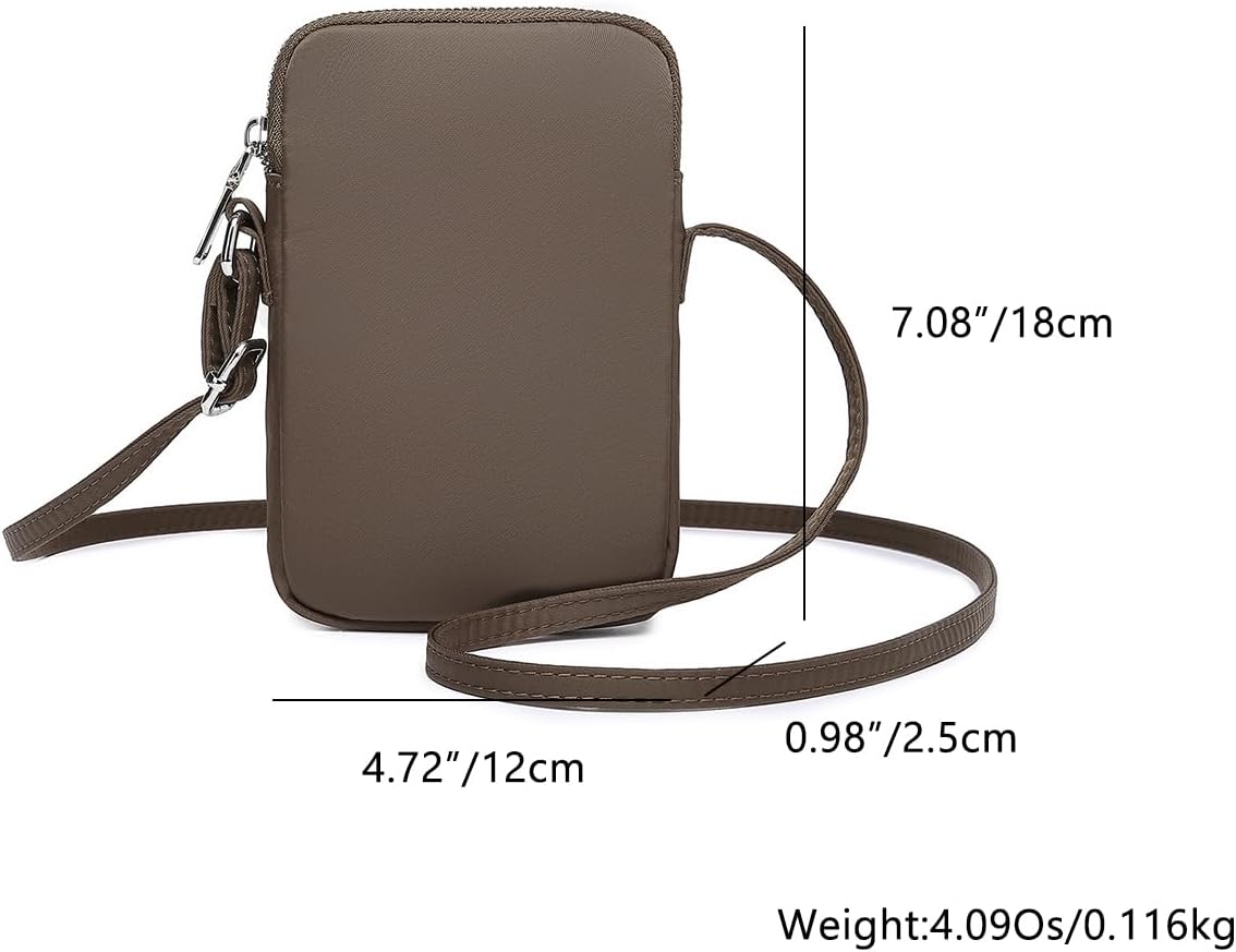 Small Crossbody Cell Phone Purse for Women Lightweight Shoulder Wallet Bag with Card Slots - Colors B