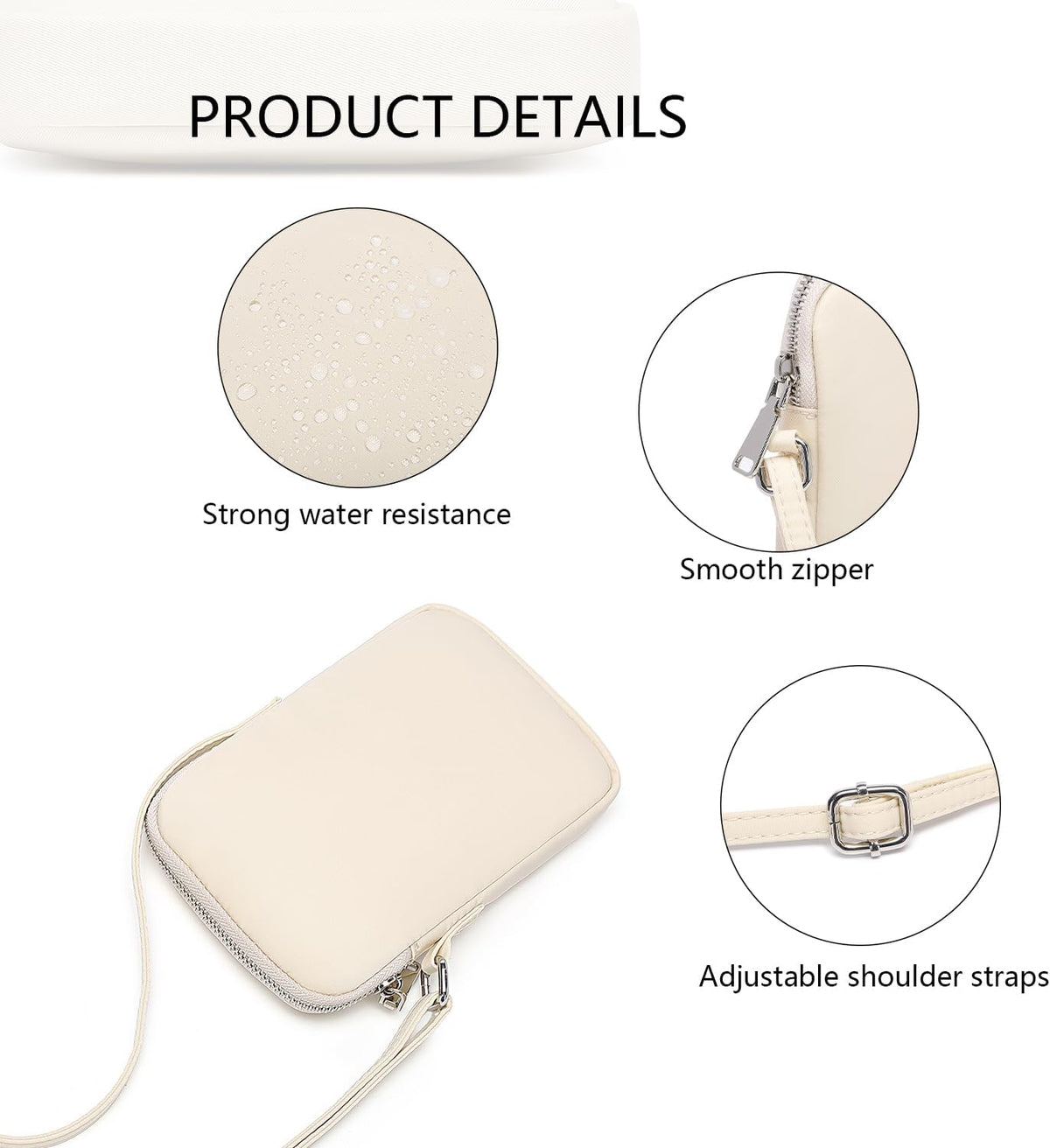 Small Crossbody Cell Phone Purse for Women Lightweight Shoulder Wallet Bag with Card Slots - Colors B