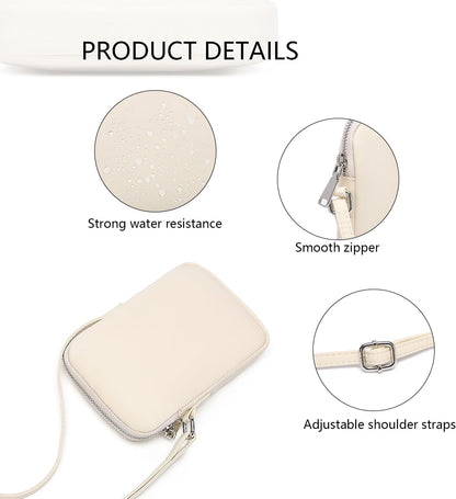 Small Crossbody Cell Phone Purse for Women Lightweight Shoulder Wallet Bag with Card Slots - Colors B