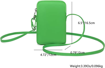 Small Crossbody Cell Phone Purse for Women Lightweight Shoulder Wallet Bag with Card Slots - Colors B