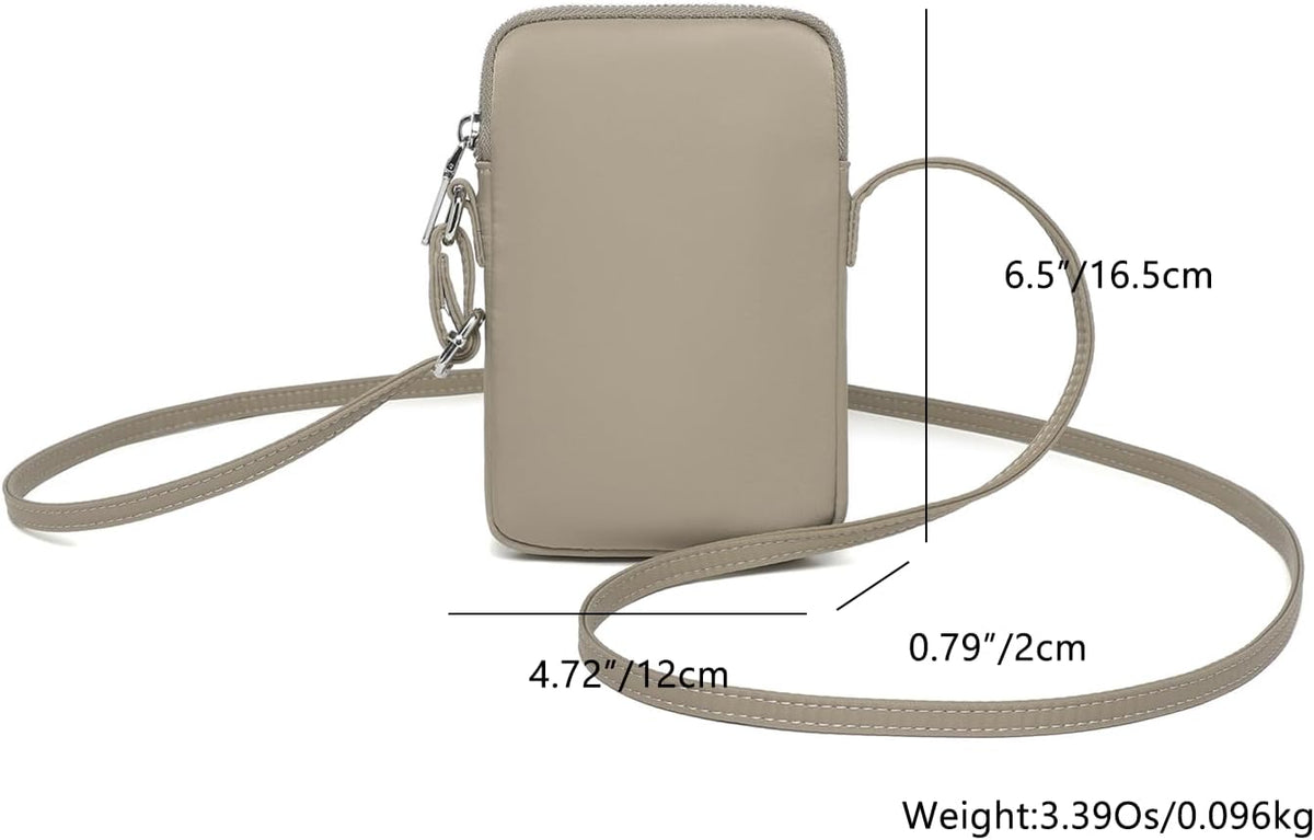 Small Crossbody Cell Phone Purse for Women Lightweight Shoulder Wallet Bag with Card Slots - Colors B