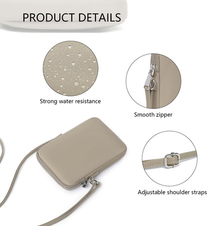 Small Crossbody Cell Phone Purse for Women Lightweight Shoulder Wallet Bag with Card Slots - Colors B