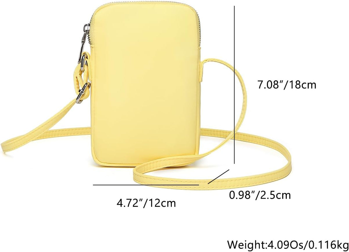 Small Crossbody Cell Phone Purse for Women Lightweight Shoulder Wallet Bag with Card Slots - Colors B