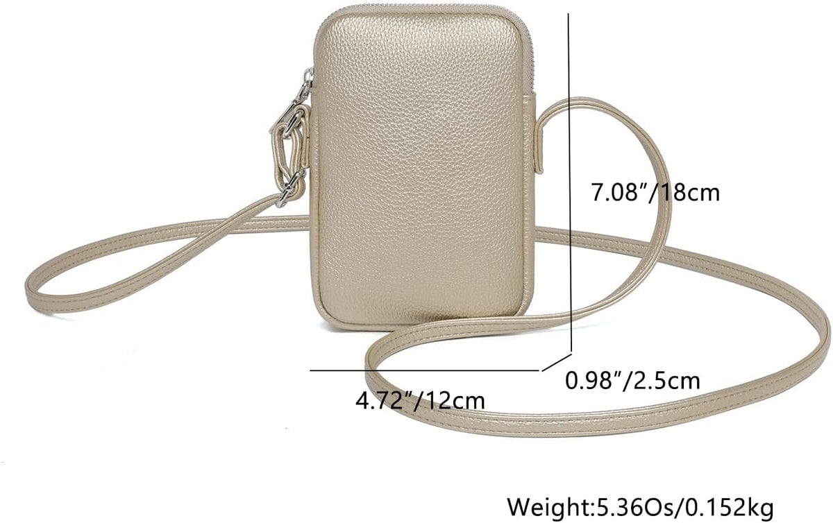Small Crossbody Cell Phone Purse for Women Lightweight Shoulder Wallet Bag with Card Slots - Colors B