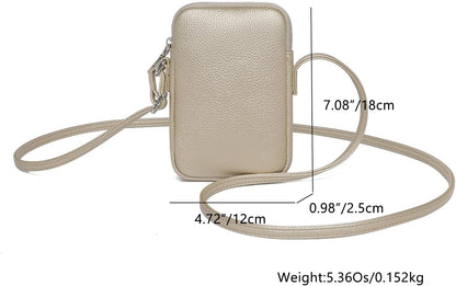 Small Crossbody Cell Phone Purse for Women Lightweight Shoulder Wallet Bag with Card Slots - Colors B