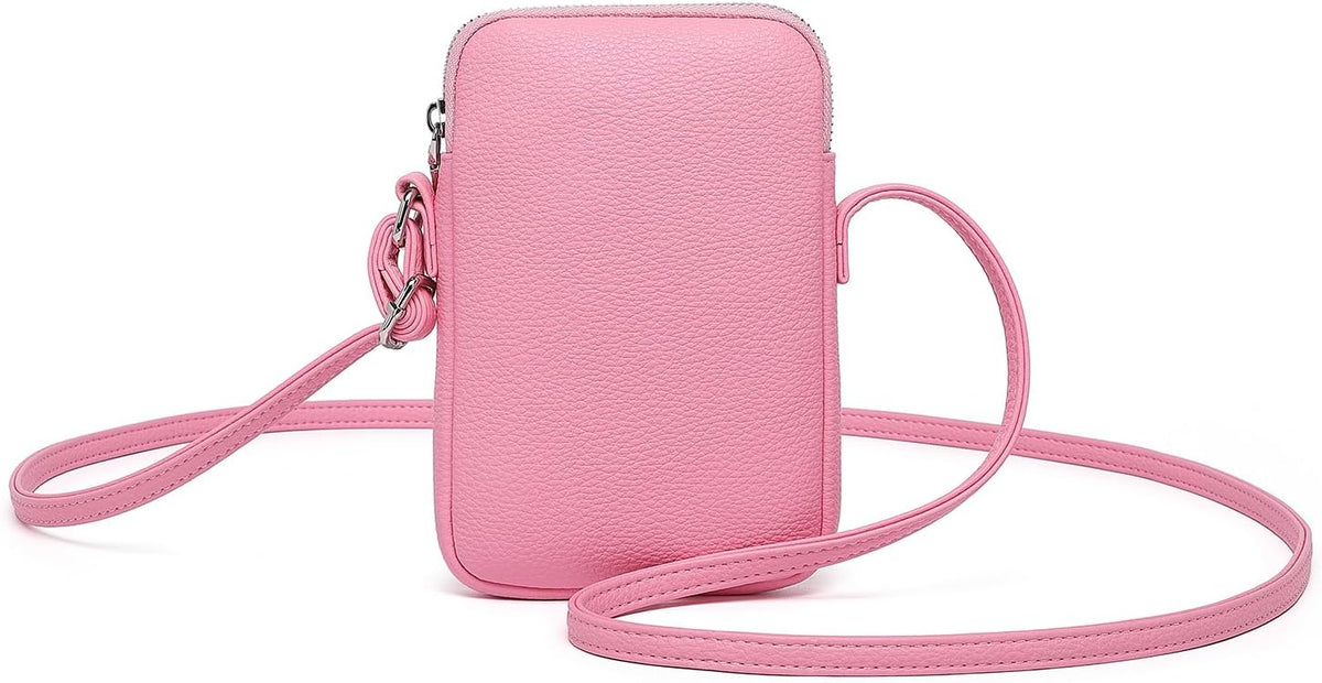 Small Crossbody Cell Phone Purse for Women Lightweight Shoulder Wallet Bag with Card Slots - Colors B
