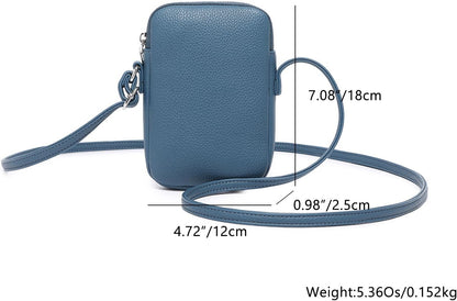 Small Crossbody Cell Phone Purse for Women Lightweight Shoulder Wallet Bag with Card Slots - Colors B