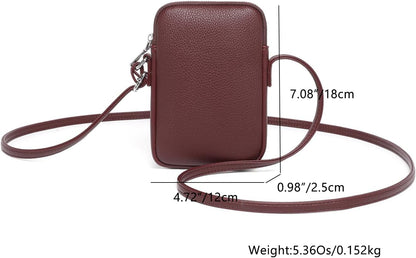 Small Crossbody Cell Phone Purse for Women Lightweight Shoulder Wallet Bag with Card Slots - Colors B