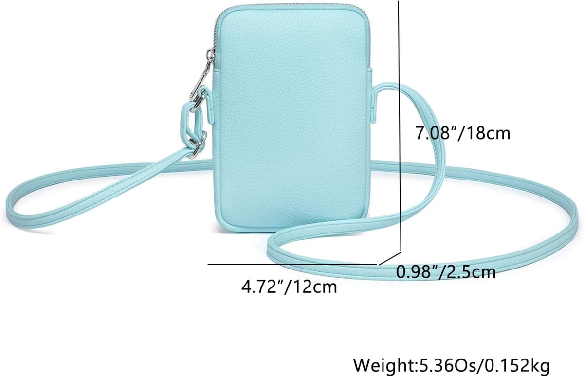Small Crossbody Cell Phone Purse for Women Lightweight Shoulder Wallet Bag with Card Slots - Colors B