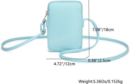 Small Crossbody Cell Phone Purse for Women Lightweight Shoulder Wallet Bag with Card Slots - Colors B