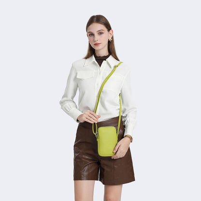 Small Crossbody Cell Phone Purse for Women Lightweight Shoulder Wallet Bag with Card Slots - Colors B