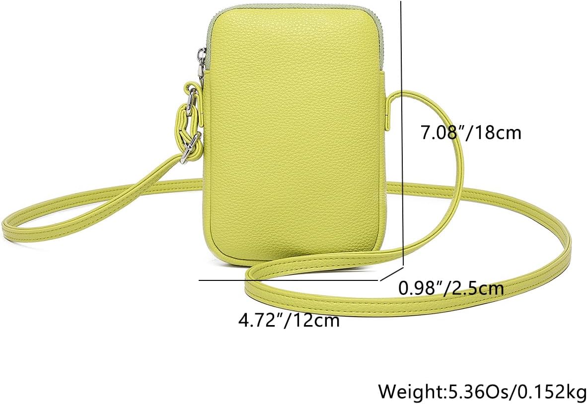 Small Crossbody Cell Phone Purse for Women Lightweight Shoulder Wallet Bag with Card Slots - Colors B