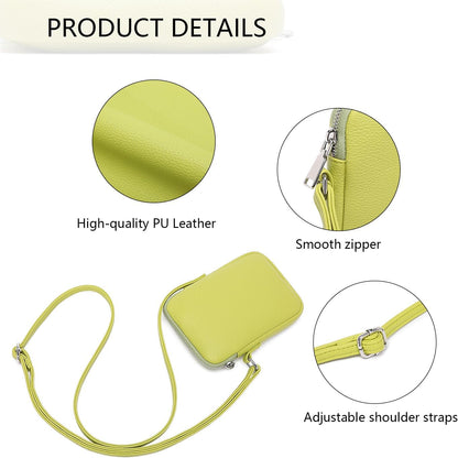 Small Crossbody Cell Phone Purse for Women Lightweight Shoulder Wallet Bag with Card Slots - Colors B