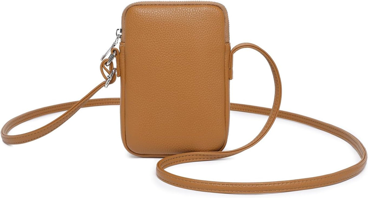 Small Crossbody Cell Phone Purse for Women Lightweight Shoulder Wallet Bag with Card Slots - Colors B