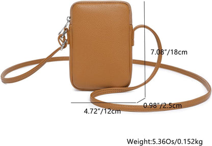 Small Crossbody Cell Phone Purse for Women Lightweight Shoulder Wallet Bag with Card Slots - Colors B