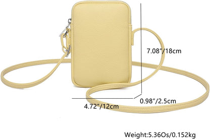 Small Crossbody Cell Phone Purse for Women Lightweight Shoulder Wallet Bag with Card Slots - Colors B