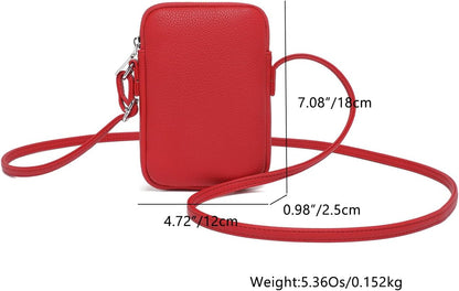 Small Crossbody Cell Phone Purse for Women Lightweight Shoulder Wallet Bag with Card Slots - Colors B
