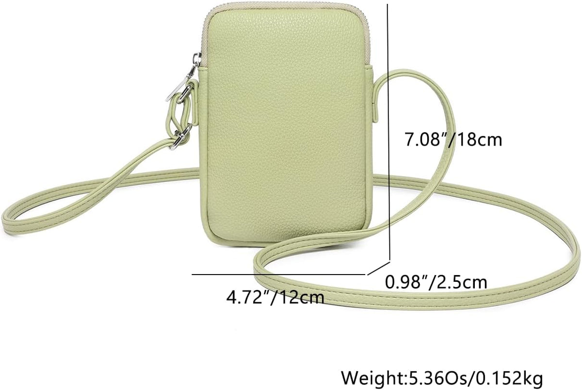 Small Crossbody Cell Phone Purse for Women Lightweight Shoulder Wallet Bag with Card Slots - Colors B