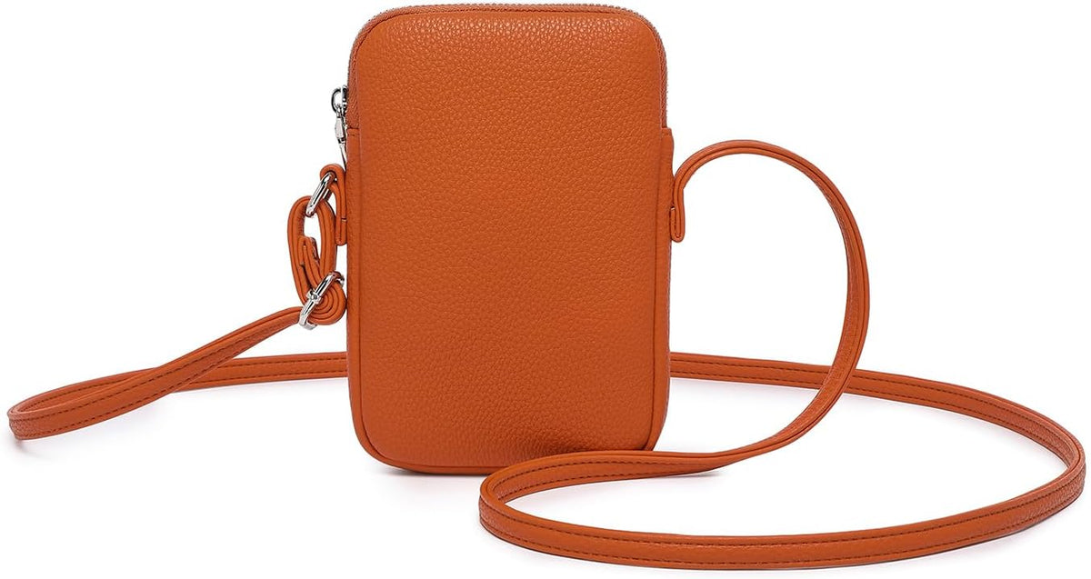 Small Crossbody Cell Phone Purse for Women Lightweight Shoulder Wallet Bag with Card Slots - Colors B