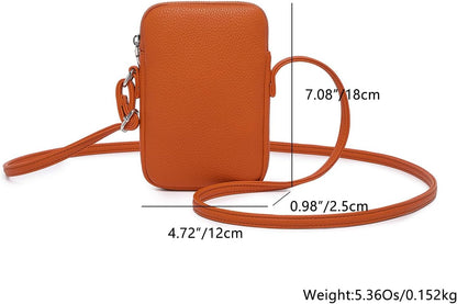Small Crossbody Cell Phone Purse for Women Lightweight Shoulder Wallet Bag with Card Slots - Colors B