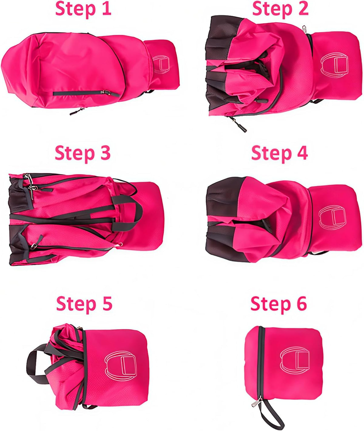 Outdoor Lightweight Foldable Water Resistant Backpack for Travel Hiking Riding