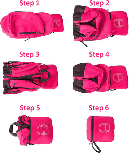 Outdoor Lightweight Foldable Water Resistant Backpack for Travel Hiking Riding