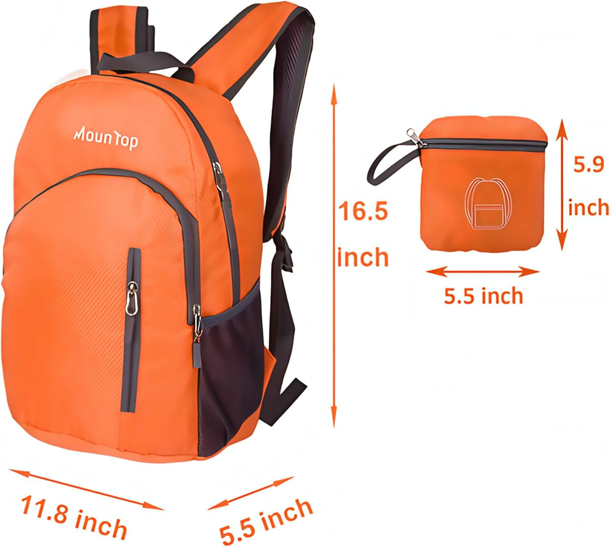 Outdoor Lightweight Foldable Water Resistant Backpack for Travel Hiking Riding