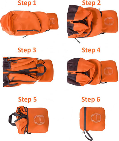 Outdoor Lightweight Foldable Water Resistant Backpack for Travel Hiking Riding