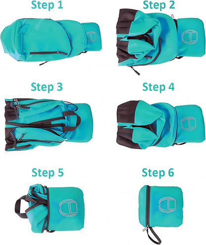 Outdoor Lightweight Foldable Water Resistant Backpack for Travel Hiking Riding