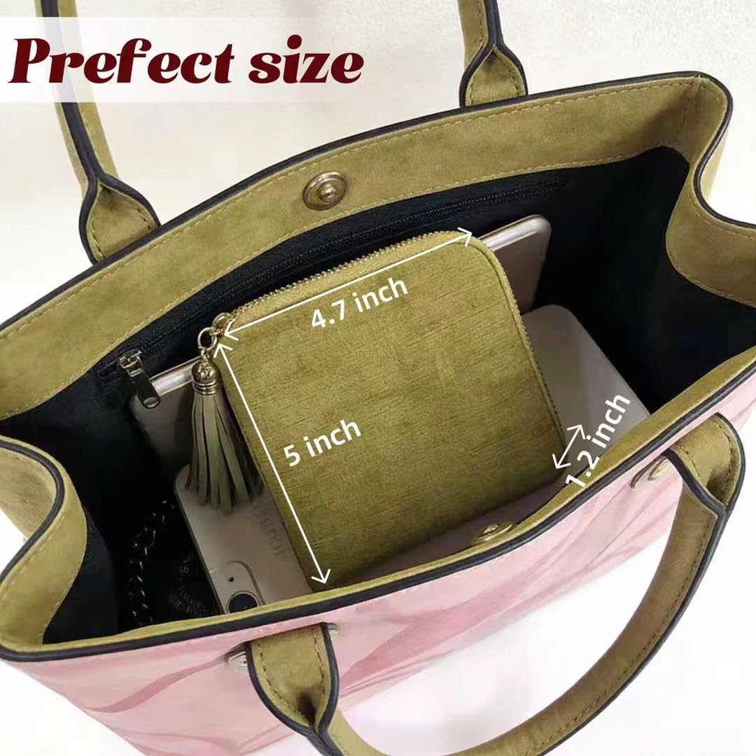 Small Travel Jewelry Pocket Case with Zipper for Women | 6-Layer Soft Velvet Organizer Pouch, Anti-Scratch Portable Bag for Bracelets, Rings, Earrings & Necklaces,Use&Gift (Gem Blue)