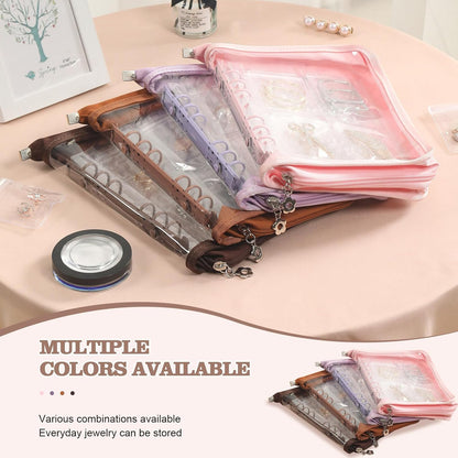 Jewelry Organizer Case Travel Jewelry Storage Book Clear Jewelry Earring Organizer Transparent Jewelry Organizers and Storage