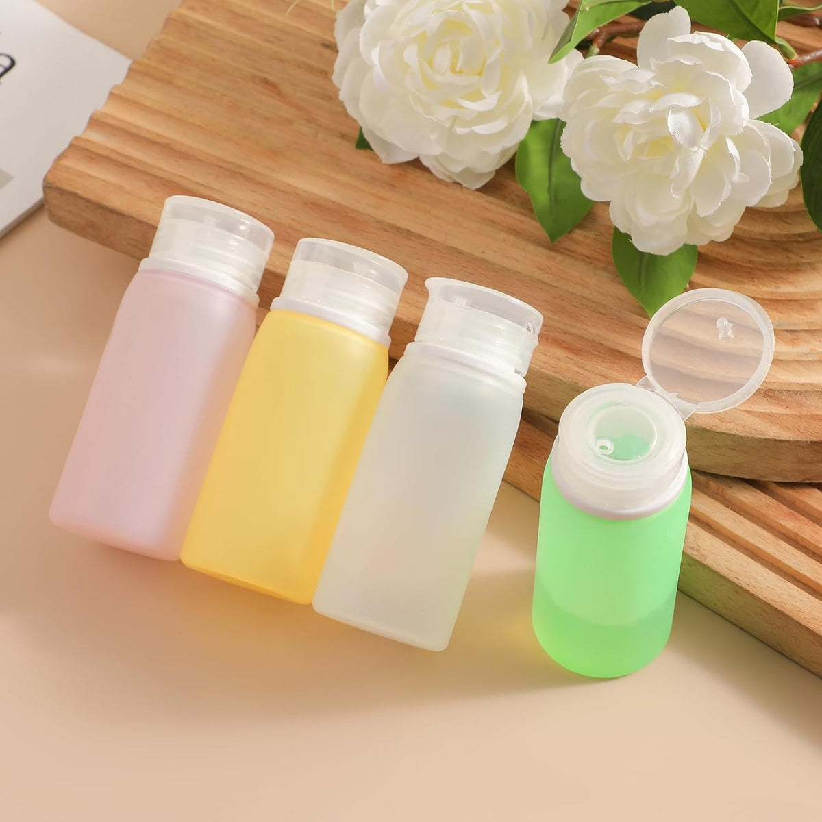 21 Pack Leak Proof Silicone Travel Bottles Set, TSA Approved Containers for Toiletries, Travel Size Accessories and Shampoo Conditioner Bottles with Toiletry Bag (BPA Free)