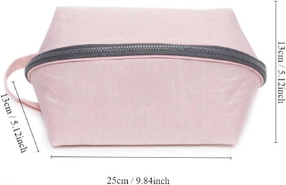 Travel Underwear Organizer Bag 1pc Underwear Storage Bag Portable Zipper Bras Organizer for Traveling Women's Lingerie & Accessories(Pink)